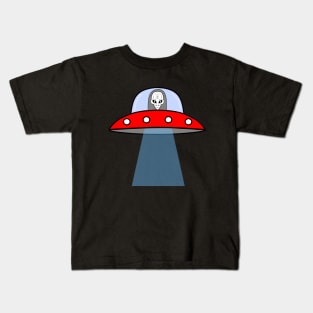 BEAM Me Up Alien Spaceship Kids T-Shirt